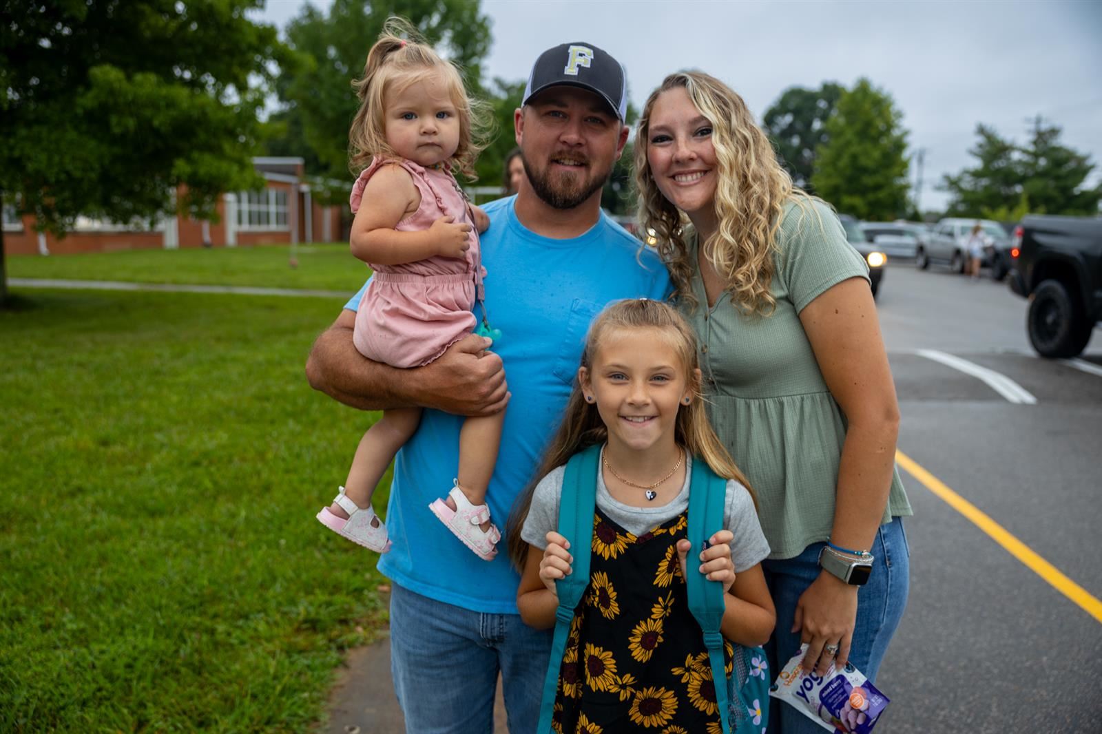 family smiling